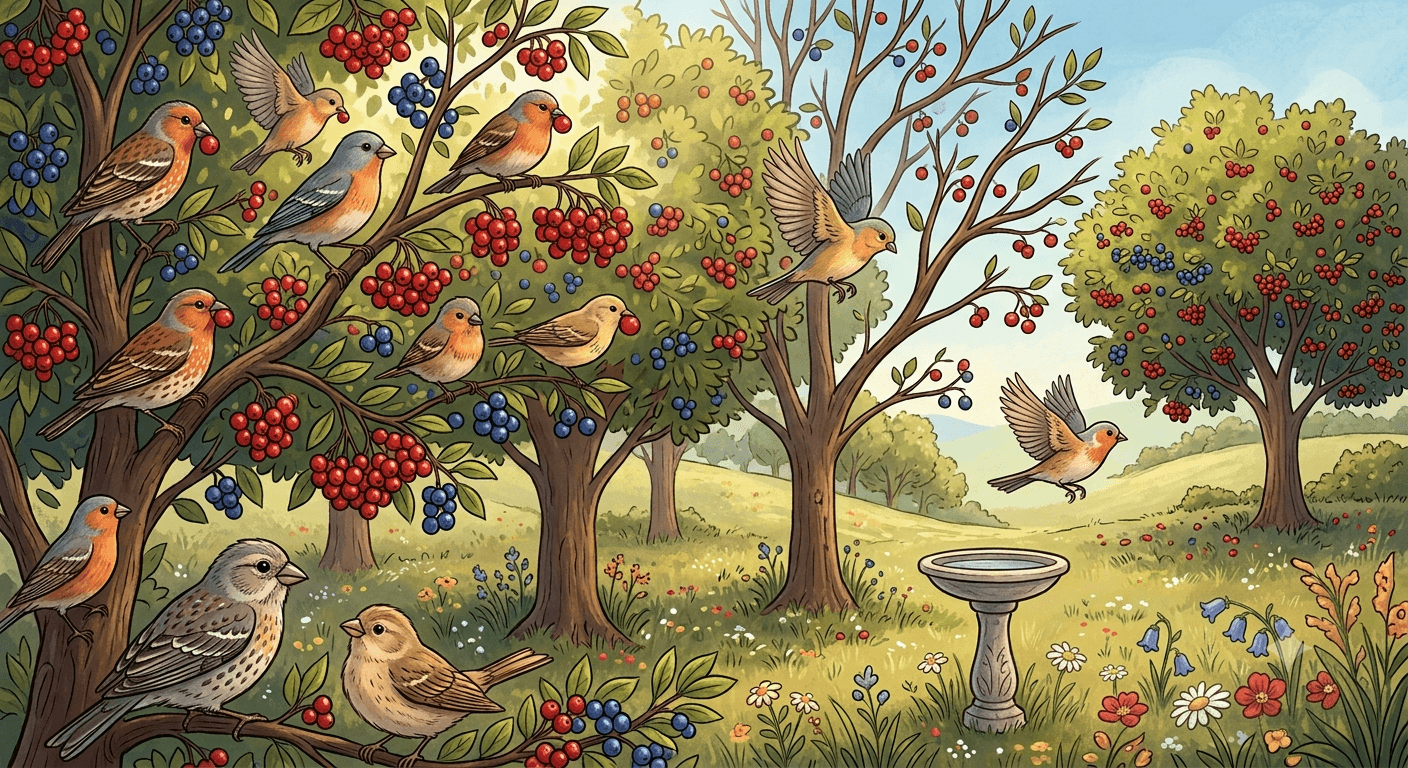 Image for The Story of Birds and the Berry Trees | चरा र काफलको रूखको कथा